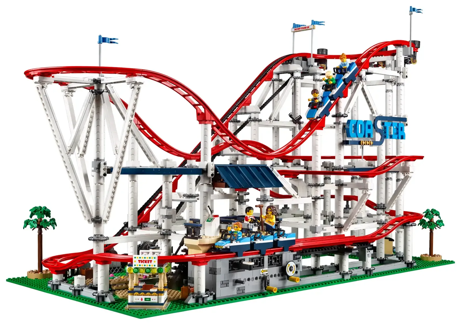 A photo of LEGO's Roller Coaster set (10261)